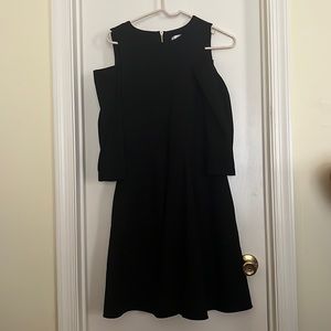 NWT Eliza J short black dress with shoulder cut outs size 6